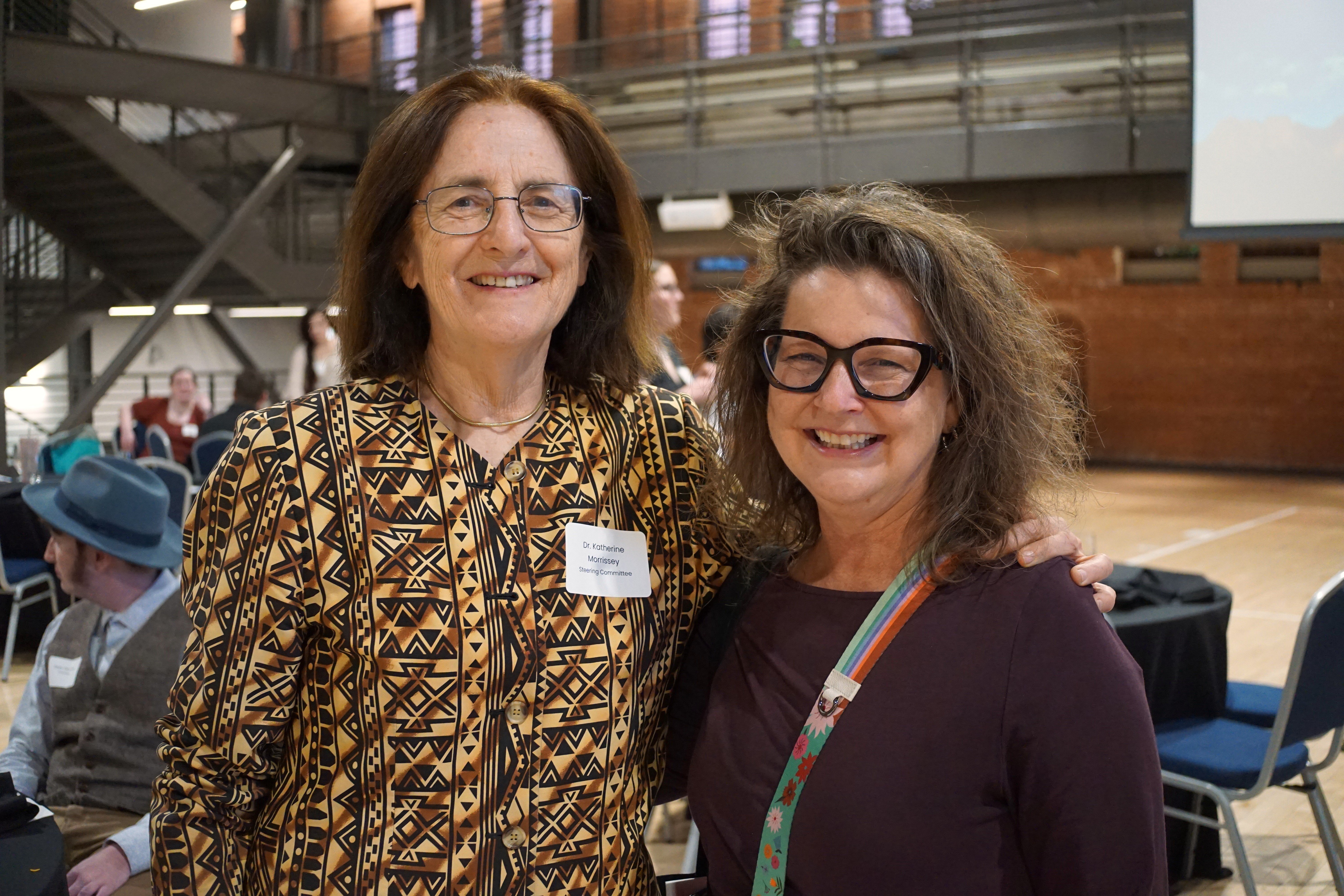 Dr. Katherine Morrissey and Dr. Amy C. Kimme Hea smiling for a picture